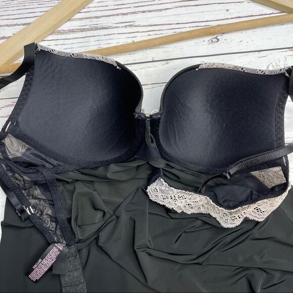 Victoria's Secret black negligee padded push up lace - Picture 16 of 16